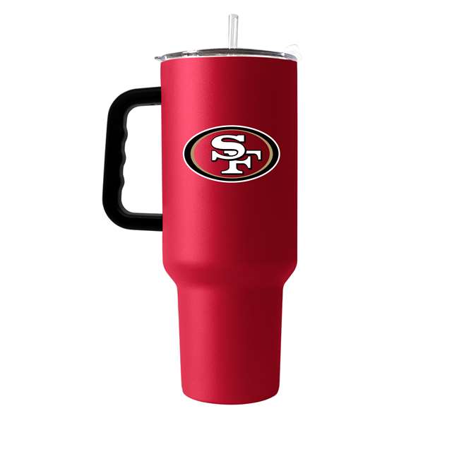 San Francisco 49ers 40oz. Flipside Powder Coat Tumbler with Handle