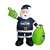 Seattle Seahawks Inflatable Santa 7 Ft Tall    