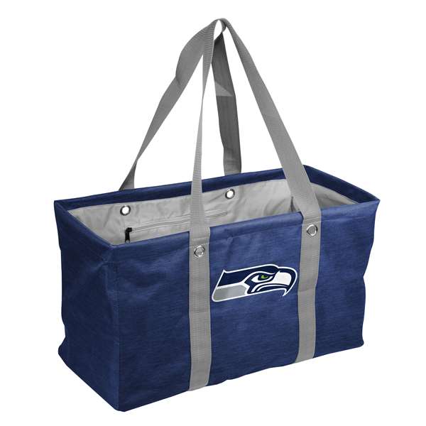 Seattle Seahawks Crosshatch Picnic Tailgate Caddy Tote Bag