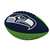 Seattle Seahawks Pinwheel Logo Junior-Size Rubber Football