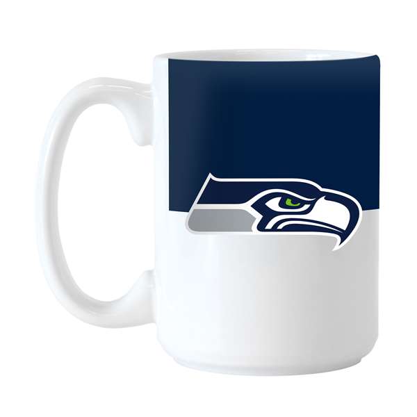 Seattle Seahawks 15oz Colorblock Sublimated Mug