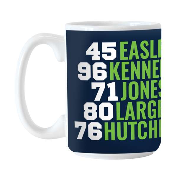Seattle Seahawks 15oz HOF Members Sublimated Mug