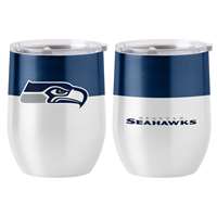 Seattle Seahawks Colorblock 16oz Stainless Curved Beverage  