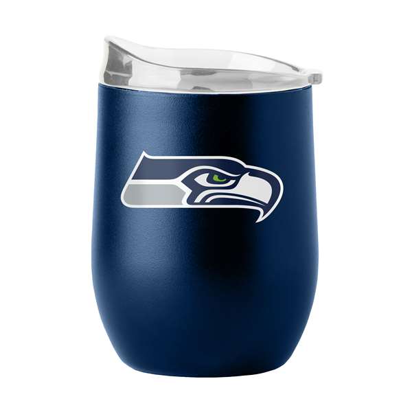 Seattle Seahawks 16oz Flipside Powder Coat Curved Beverage