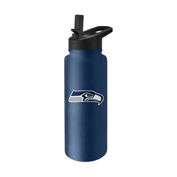 Seattle Seahawks 34oz Logo Quencher Water Bottle