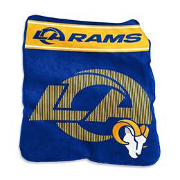 LA Rams 60x80 Raschel Throw Blanket