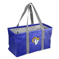 Los Angeles Rams Crosshatch Picnic Tailgate Caddy Tote Bag