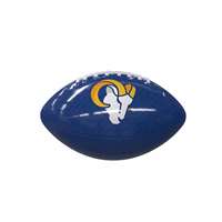 LA Rams Carbon Fiber Mini-Size Glossy Football  