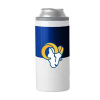 Los Angeles Rams 12oz Colorblock Slim Can Coolie Coozie  