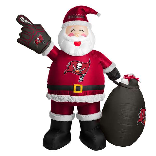 Tampa Bay Buccaneers Inflatable Santa 7 Ft Tall  60