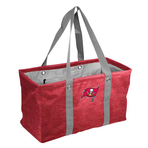 Tampa Bay Buccaneers Crosshatch Picnic Tailgate Caddy Tote Bag