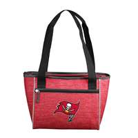 Tampa Bay Buccaneers Crosshatch 16 Can Cooler Tote Bag