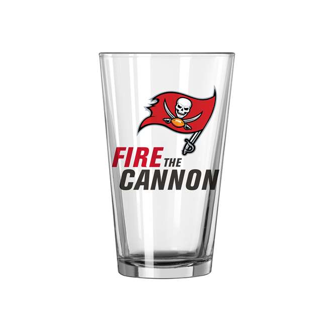 Tampa Bay Buccaneers 16oz Slogan Pint Glass