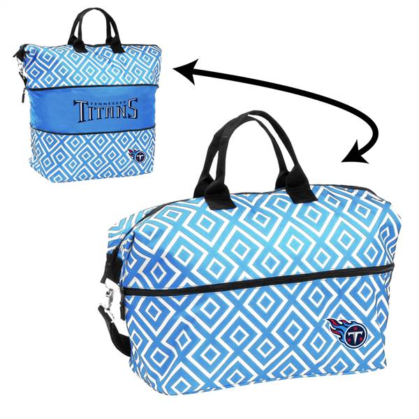 Tennessee Titans Double Diamond Expandable Tote