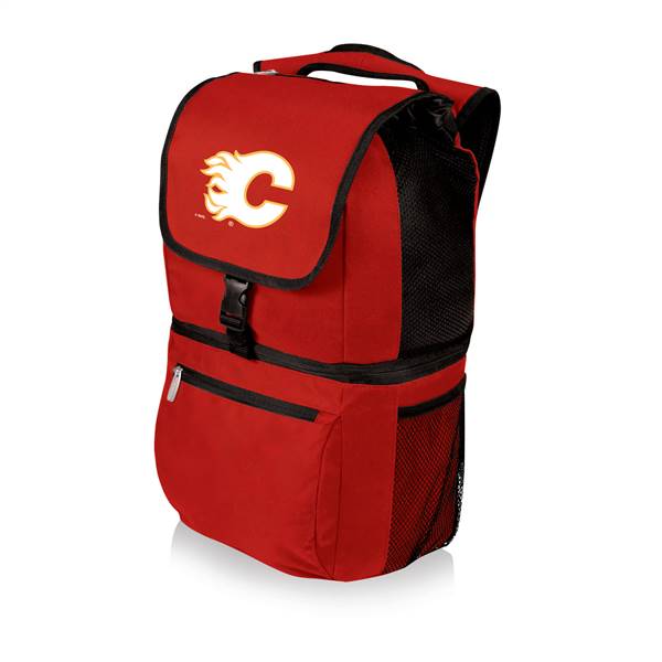 Calgary Flames Zuma Two Tier Backpack Cooler  