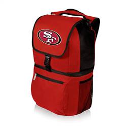 San Francisco 49ers Zuma Two Tier Backpack Cooler  