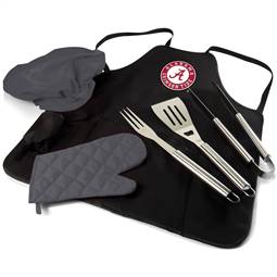 Alabama Crimson Tide BBQ Apron Grill Set  