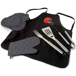 Cleveland Browns BBQ Apron Grill Set  