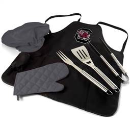 South Carolina Gamecocks BBQ Apron Grill Set  