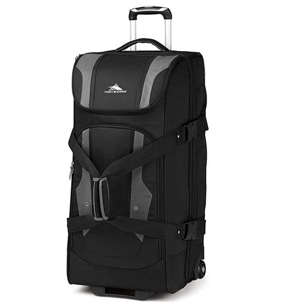 High Sierra WHEELED DUFFEL 26 BLACK/CHARCOAL