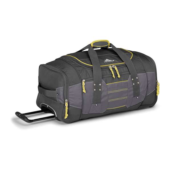 High Sierra WHEELED DUFFEL 26 MERCURY/CHARCOAL/YELL-O