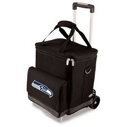 Seattle Seahawks 6-Bottle Wine Cooler with Trolley