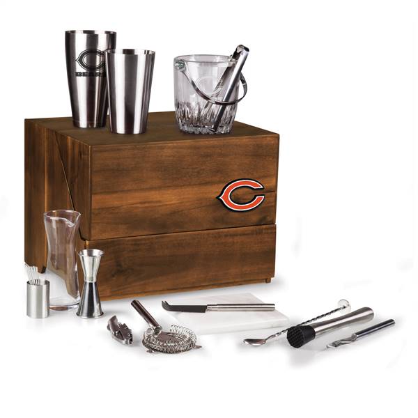 Chicago Bears Madison Tabletop All-In-One Bar Set