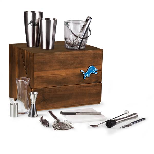 Detroit Lions Madison Tabletop All-In-One Bar Set  