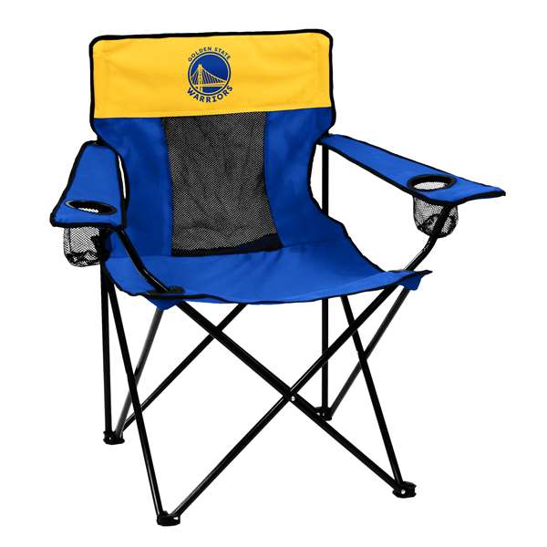 Golden State Warriors Elite Folding Chair with Carry Bag
