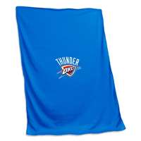 NBA Oklahoma City Thunder Unisex Sweatshirt Blanket, Sky, N/A