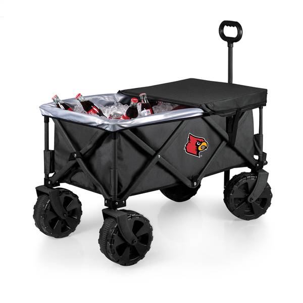 Louisville Cardinals All-Terrain Collapsible Wagon Cooler