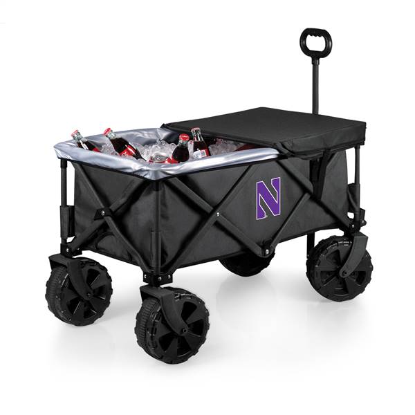 Northwestern Wildcats All-Terrain Collapsible Wagon Cooler