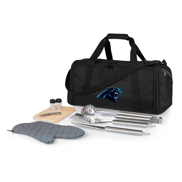 Carolina Panthers BBQ Grill Kit and Cooler Bag