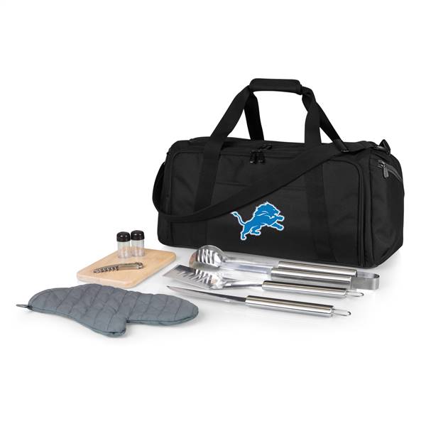 Detroit Lions BBQ Grill Kit and Cooler Bag  