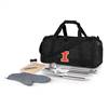 Illinois Fighting Illini BBQ Grill Kit and Cooler Bag