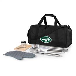 New York Jets BBQ Grill Kit and Cooler Bag