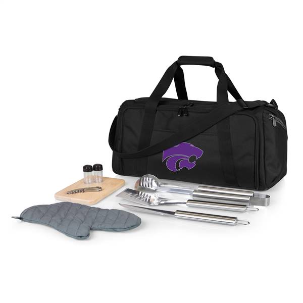 Kansas State Wildcats BBQ Grill Kit and Cooler Bag