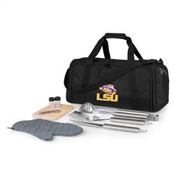LSU Tigers BBQ Grill Kit and Cooler Bag
