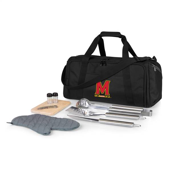 Maryland Terrapins BBQ Grill Kit and Cooler Bag
