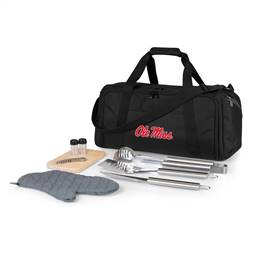 Ole Miss Rebels BBQ Grill Kit and Cooler Bag