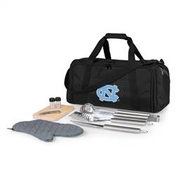 North Carolina Tar Heels BBQ Grill Kit and Cooler Bag