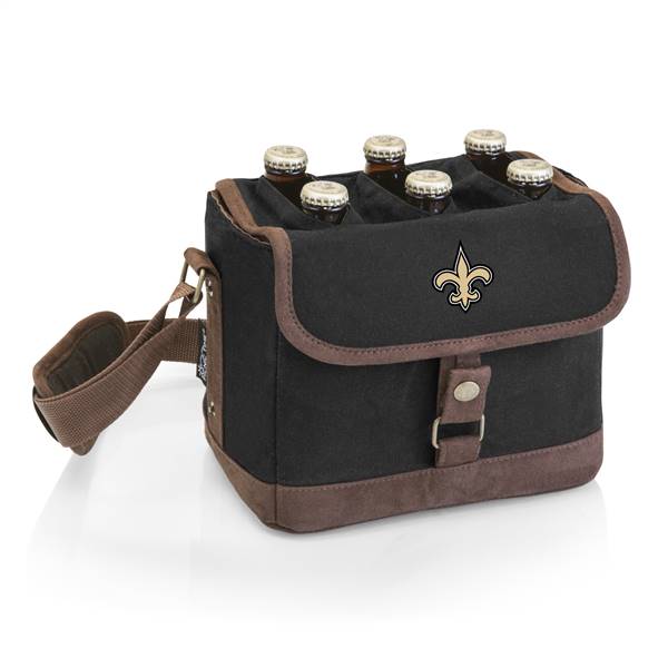 New Orleans Saints Six Pack Beer Caddy with Opener