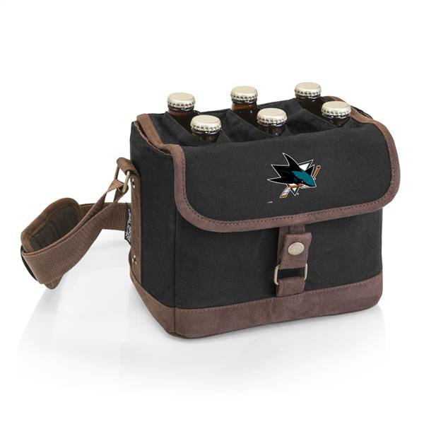 San Jose Sharks Six Pack Beer Caddy with Opener