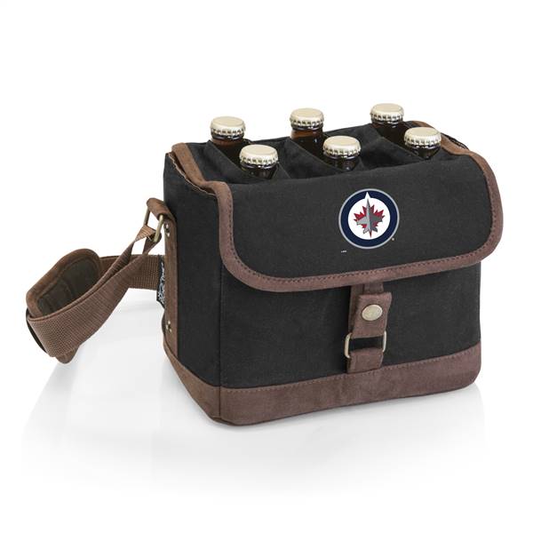 Winnipeg Jets Six Pack Beer Caddy with Opener