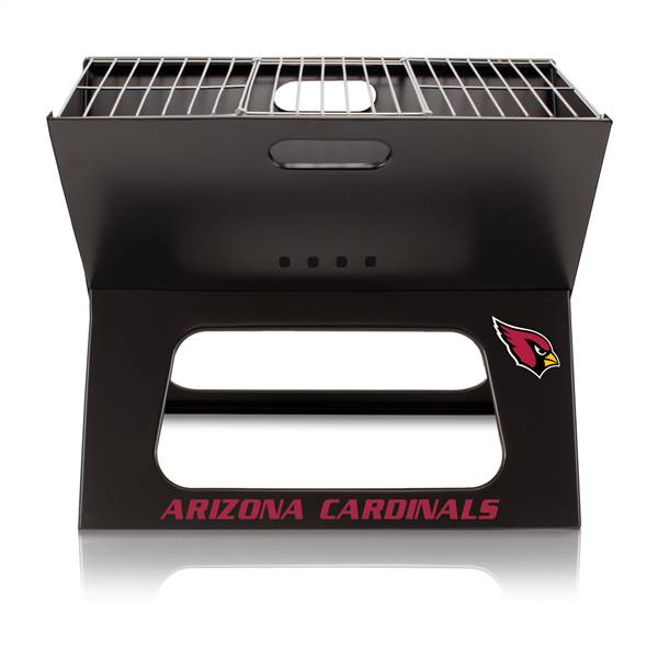 Arizona Cardinals Portable Folding Charcoal BBQ Grill  
