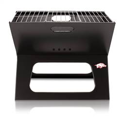 Arkansas Sports Razorbacks Portable Folding Charcoal BBQ Grill