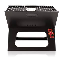 USC Trojans Portable Folding Charcoal BBQ Grill