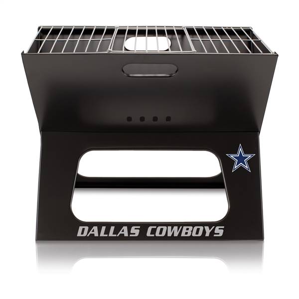Dallas Cowboys Portable Folding Charcoal BBQ Grill