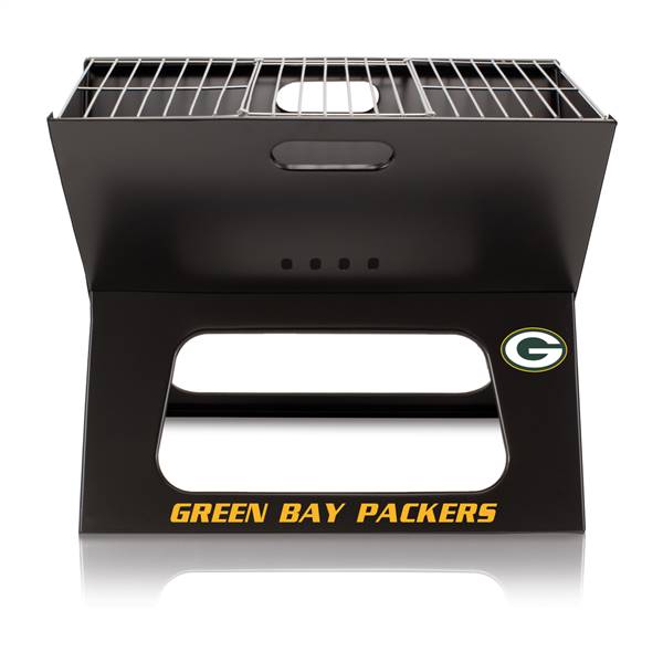 Green Bay Packers Portable Folding Charcoal BBQ Grill