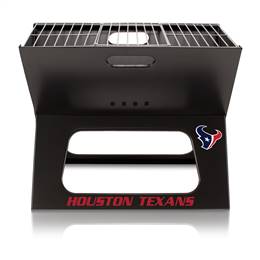 Houston Texans Portable Folding Charcoal BBQ Grill